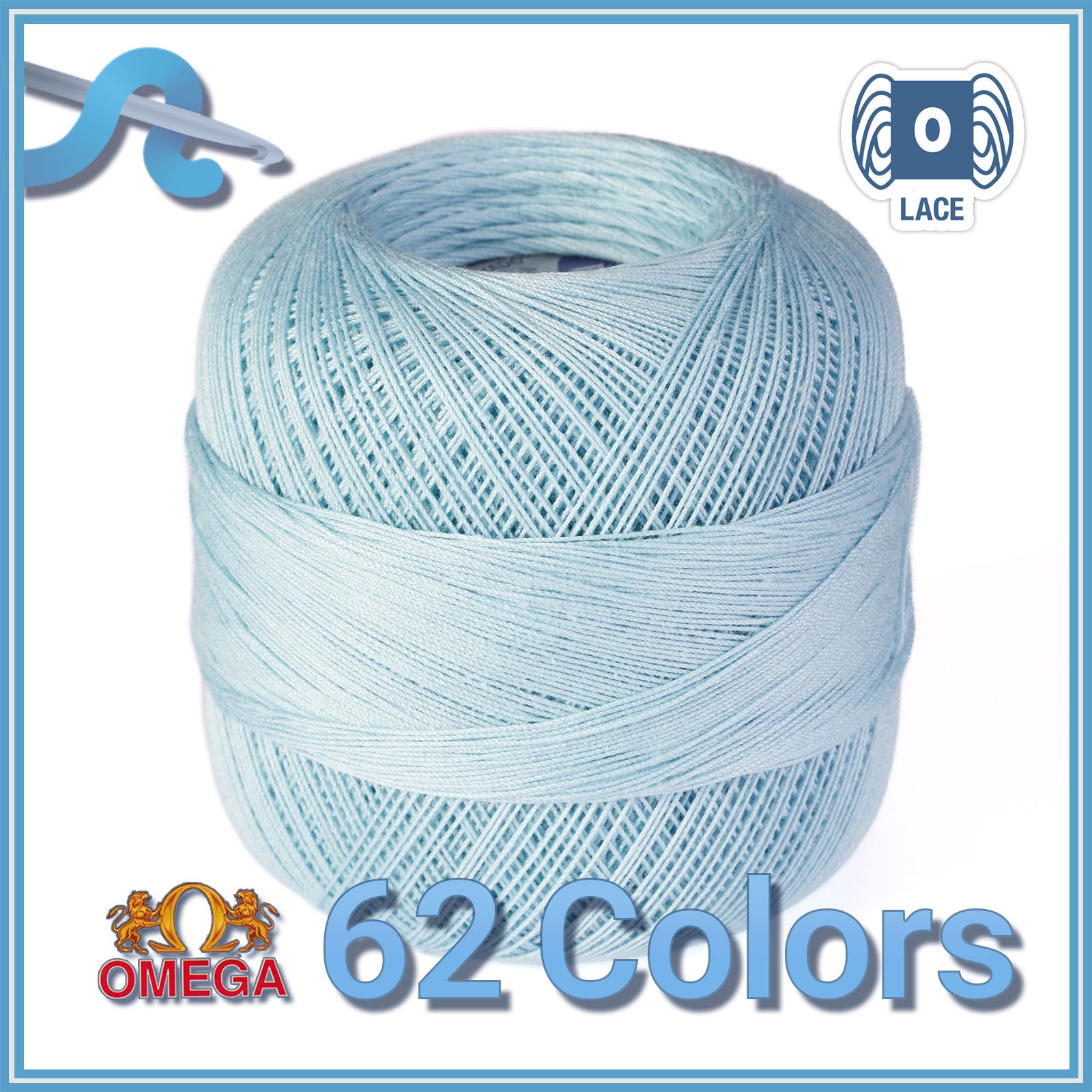 CROCHET OMEGA NO.30 [30grs]