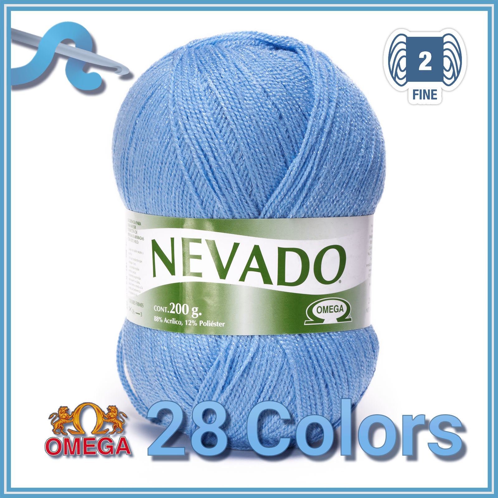 Threadart Crochet Thread - Size 10 - Color 42 - Turquoise, Blue