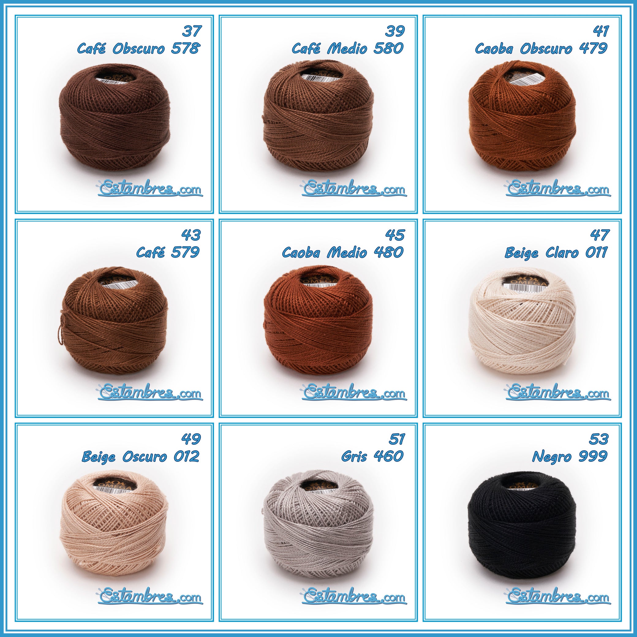  LA Perla [50grs] by Omega - Perle Thread 100% Mercerized Cotton  Thread Ideal for Fine Crocheting - Color: 50 - Black 602 : Everything Else